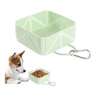 Dog Bowl Portable | Pet Folding Food Feeder - 500ml Portable Food Container for Car Beach Camping Boat RV Walking Outdoor Traveling Road Trips Hiking Adventures
