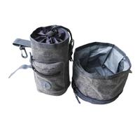 Dog Bowl - Portable Pet Water Bowl, Food Bowl, Oxford Fabric Food and Water Bowls, Leakproof Cloth Bowls, Hiking Accessories for Pets, Lei