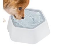 Dog Bowl - Puppy Slow Feeder Leak-Proof with Anti-Sling Function - Non-Slip Bowl with Splash Guard for Sling Drinkers Outdoor