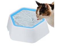 Dog Bowl Puppy Slow Feeder Leak-Proof with Anti-Sling Function Non-Slip Bowl with Splash Guard for Sling Drinkers Outdoor
