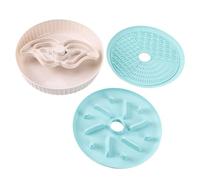 Dog Bowl Silicone Non-Slip Dishwasher Safe Labyrinth Puzzle Activity Bowl for Dogs - For Small, Medium and Large Puppies for Home, Indoor and Outdoor Use