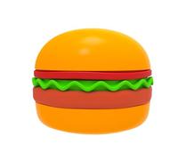 Dog Bowl Slow Feeder, Hamburger Design Dog Slow Feeder, Anti Choking Interactive Bloat Stop Non Slip Food Dish Mat for Pet Licking Eating Training Chewers