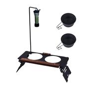 Dog Bowl Stand | Adjustable Portable Dog Feeding Station | Pet Feeding Station for Standing Food Water Eating Family Home Yard Indoor Outdoor