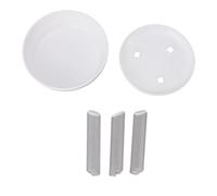 Dog Bowl Stand Elevated Dog Bowls Raised Pet Feeding Bowl Ergonomic Design Spine Protective Non Slip Holder for Dogs Cats Plastic 5 Components