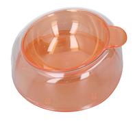 Dog Bowl,Tilted Angle Bulldog Bowl Dog Feeder, Slanted Cat Food Dish 500ml Transparent Detachable Stand Enhanced Health Non Skid Spill Easier to Reach for Home Indoor (Pink)(Orange)