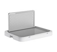 Dog Bowl Tray Splash Proof Non-Slip Leakproof Indoor Outdoor Durable Easy Clean Puppy Mat Compact Lightweight Design