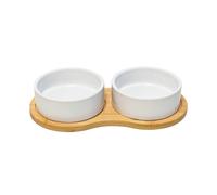 Dog bowl with two ceramic bowls Nobby Pet Bambasso