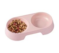 Dog Bowls - Double Raised Cat Bowl ,Medium Lightweight Pet Dish Feeder with Water and Food Dispenser for Cats and Dogs