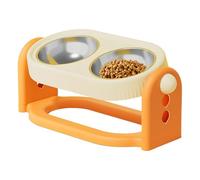 Dog Bowls Elevated - Adjustable Pet Feeder, Raised Feeding Pet platforms | PP Elevated Dish Structure With Three Level Adjustment | Cat Bowl Dog Feeding Station For Kitten Puppy Water Food Indoor