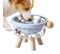 Dog Bowls Elevated Non-slip Detachable Stainless Steel Raised Feeder | Dog Bowl Stand for Drinking Watering Bowls Daily Indoor Outdoor Home House Travel Kitten Senior