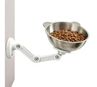 Dog Bowls Elevated Stainless Steel Magnetic Adjustable Raised Dishes