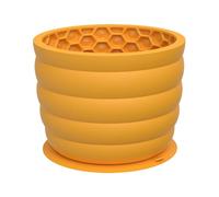 Dog Bowls - Silicone Dog Lick Bowl with Suction Cups - 12cm Interactive Interactive Slow Feeding Antithesis | Puppy Enrichment Slow Feeder to Prevent, Bloated