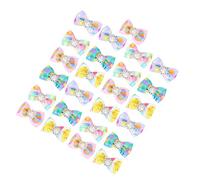 Dog Bows 25pcs Cute Puppy Hair Bows Decorative Accessories for Small Medium Dogs and Cats Polyester