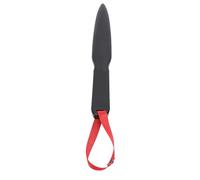 Dog Break Stick, Large Breed Dog Bite Training Stick, Nylon Rubber Chew Toy for Health and Behavior Control, Pet Mouth Training Tool for Aggressive Chewers (Black Handle Red Lanyard)