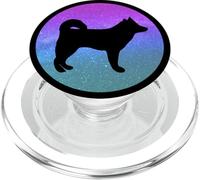 Dog Breed Alaskan Klee Kai Dog Space Galaxy PopSockets PopGrip for MagSafe