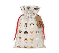 Dog Breed Christmas Bags Friend Party Presents Happy Halloween Birthdays Gift Weddings Snacks Hamper