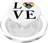 Dog Breed Cimarron Uruguayo Word Love Typography Retro PopSockets PopGrip for MagSafe