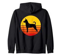 Dog Breed Decker Rat Terrier Dog Retro Vintage Zip Hoodie