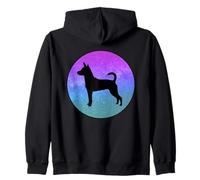 Dog Breed Decker Rat Terrier Dog Space Galaxy Zip Hoodie