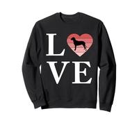 Dog Breed Finnish Hound Word Love Typography Retro Sweatshirt