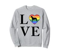 Dog Breed Finnish Hound Word Love Typography Retro Sweatshirt