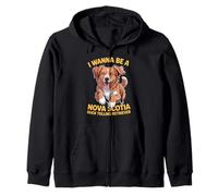 Dog Breed I wanna be a Nova Scotia Duck Tolling Retriever Zip Hoodie