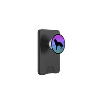 Dog Breed Northern Inuit Dog Dog Silhouette Space Galaxy PopSockets PopWallet for MagSafe