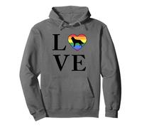 Dog Breed Northern Inuit Word Love Typography Retro Pullover Hoodie