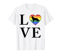 Dog Breed Northern Inuit Word Love Typography Retro T-Shirt