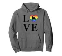 Dog Breed Portuguese Podengo Word Love Typography Retro Pullover Hoodie