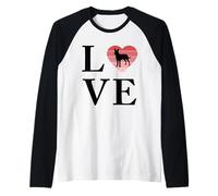 Dog Breed Portuguese Podengo Word Love Typography Retro Raglan Baseball Tee