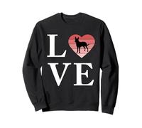 Dog Breed Portuguese Podengo Word Love Typography Retro Sweatshirt