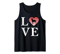 Dog Breed Portuguese Podengo Word Love Typography Retro Tank Top