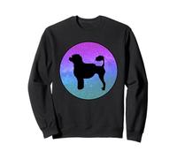 Dog Breed Portuguese Water Dog Silhouette Space Galaxy Sweatshirt