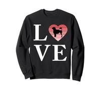 Dog Breed Portuguese Water Word Love Typography Retro Sweatshirt