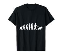Dog Breeder Gift Pet Animal Evolution German Shepherd T-Shirt