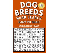 Dog Breeds Word Search: Large Print Easy Puzzles and easy to read
