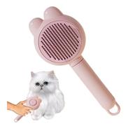 Dog Brush, Cat Brush with Release Button - Pet Hair Removal Tool, Long Haired Cat Brush, Anti-Lost Brush for Cats and Dogs, Smooth Brush for Cats and Dogs