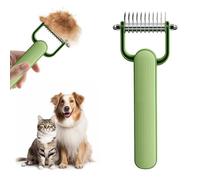 Dog Brush for Dogs, Undercoat Brush, Double Sided Cat Grooming Brush, Anti-Tangle Cactus Design Tool for Pets Hedgehog Haired Dogs