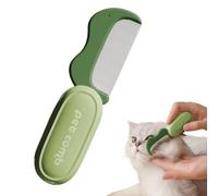Dog Brush For Shedding - 23g Lightweight Foldable, Cat Grooming Hair Remover Tool, Portable De Shedding Gear | Puppy Bathing, Short Haired Kitten Care, Apartment Living, Outdoor Park Trip