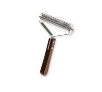 Dog Brush for Shedding for Large Medium Dog, Double Side Coat Rake Deshedding Brush 13-27 Blade, Quickly Demat and Detangle Pet Undercoat Rake, Grooming Tools for dogs and cats, High-grade Wood Handle