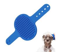 Dog Brush for the Shower - Gentle Massage with Adjustable Ring Handle, Bath Care Comb for Shampoo, for Home, Pet Care, Salon and Daily Use