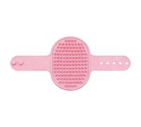 Dog Brush In The Bath, With Adjustable Handle, Bristles For Flawing, Bath Brush With Scrubber For Dogs | For Short And Long Coats