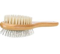 Dog Brush Two Sided Dog & Cat Brush One Side For Knots One Side Brushing 19cm