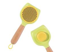 Dog brushes for changing, dog brush for changing, self-cleaning slicker brush with release button, comb for dandruff and detangling the undercoat, removes loose hair