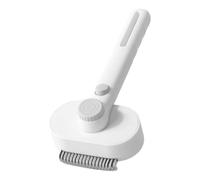 Dog Brushes for Grooming Adjustable Teeth Self-Cleaning Shedding | Dog Hair Brush Cat Comb for Long Short Thick Thin Kitten Puppy Medium Large Removal Dematting Bathing