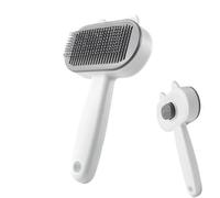 Dog Brushes for Grooming | Cat Dog Shedding Tool with Release Button,Kitten Grooming Comb | for Puppies Kittens All Breeds Loose Hair Removal Daily Routine Home Apartment