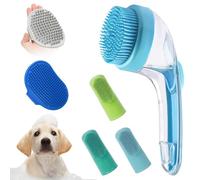 Dog Brushes for Grooming | Dog Scrubber for Bath Long Hair | Silicone Massage Pet Stuff for Puppy Grooming Cleaning Washing Showerhead Spa and Home