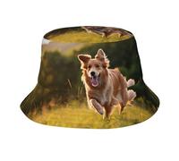 Dog Bucket Hat Unisex Lightweight Outdoor Summer Beach Fisherman Headwear Getaway Vacation
