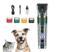 Dog Building for Care, Dog Cutter, Cordless Cat Hair Trimmer, Pet Grooming Tool Set, Digital Display Thick Layers Clipper, Cat Care Kit for Dogs, Cats and Other Pets